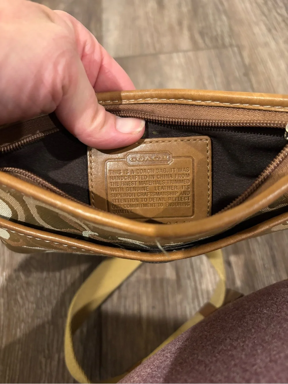 Coach compact crossbody